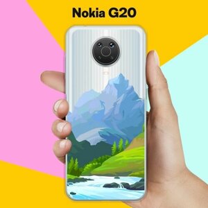 Силиконовый чехол на Nokia G20 Гора / для Нокия Джи20