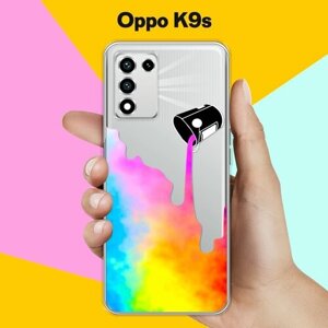 Силиконовый чехол на Oppo K9s Краски / для Оппо К9 С