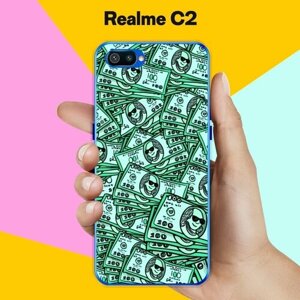 Силиконовый чехол на realme C2 Баксы / для Реалми Ц2