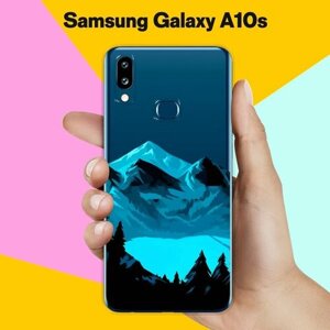 Силиконовый чехол на Samsung Galaxy A10s Горное озеро / для Самсунг Галакси 10с