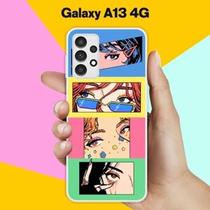 Силиконовый чехол на Samsung Galaxy A13 4 кадра / для Самсунг Галакси А13