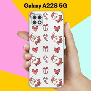 Силиконовый чехол на Samsung Galaxy A22S 5G Узор / для Самсунг А22с 5 Джи
