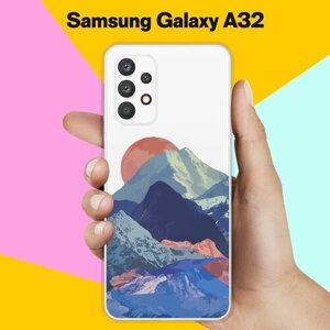Силиконовый чехол на Samsung Galaxy A32 Горы / для Самсунг Галакси А32