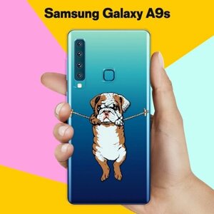 Силиконовый чехол на Samsung Galaxy A9s Бульдог / для Самсунг Галакси А9с