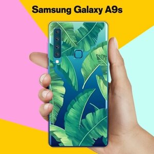 Силиконовый чехол на Samsung Galaxy A9s Пальмы / для Самсунг Галакси А9с