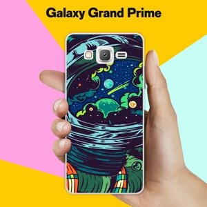 Силиконовый чехол на Samsung Galaxy Grand Prime Астронавт 60 / для Самсунг Галакси Гранд Прайм