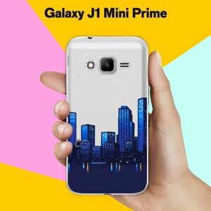 Силиконовый чехол на Samsung Galaxy J1 Mini Prime Город / для Самсунг Галакси Джей 1 Мини Прайм
