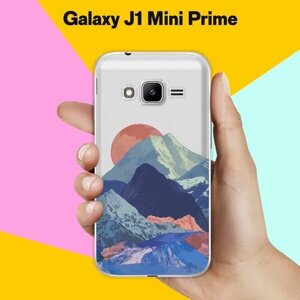 Силиконовый чехол на Samsung Galaxy J1 Mini Prime Горы / для Самсунг Галакси Джей 1 Мини Прайм