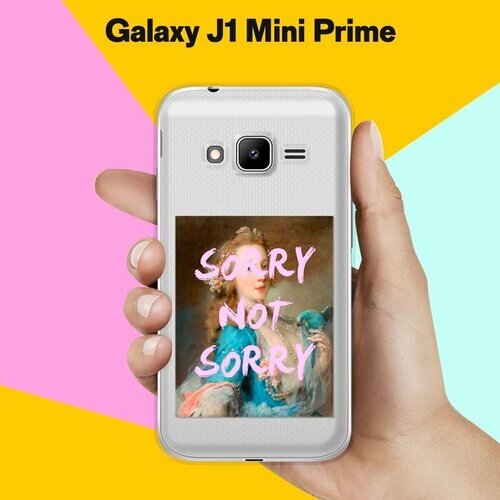 Силиконовый чехол на Samsung Galaxy J1 Mini Prime Sorry / для Самсунг Галакси Джей 1 Мини Прайм