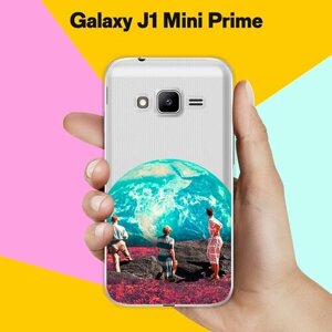 Силиконовый чехол на Samsung Galaxy J1 Mini Prime Вид на Землю / для Самсунг Галакси Джей 1 Мини Прайм