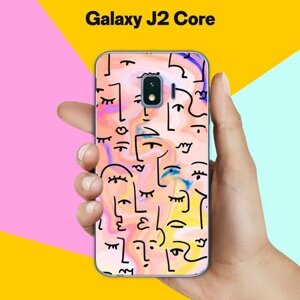 Силиконовый чехол на Samsung Galaxy J2 Core Узор 70 / для Самсунг Галакси Джей 2 Кор