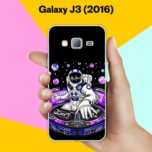 Силиконовый чехол на Samsung Galaxy J3 (2016) Астронавт 6 / для Самсунг Галакси Джи 3 2016
