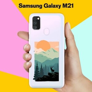 Силиконовый чехол на Samsung Galaxy M30s Закат / для Самсунг Галакси М30с