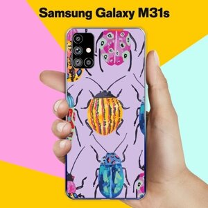 Силиконовый чехол на Samsung Galaxy M31s Жуки / для Самсунг Галакси М31с