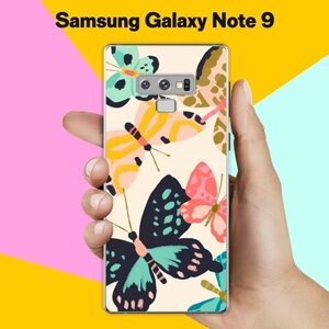 Силиконовый чехол на Samsung Galaxy Note 9 Бабочки 9 / для Самсунг Галакси Ноут 9