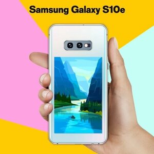 Силиконовый чехол на Samsung Galaxy S10e Озеро / для Самсунг Галакси С10е