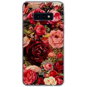 Силиконовый чехол на Samsung Galaxy S10E / Самсунг Галакси S10E Розы винтажные