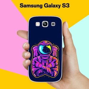 Силиконовый чехол на Samsung Galaxy S3 Астронавт 11 / для Самсунг Галакси С3