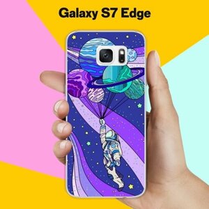 Силиконовый чехол на Samsung Galaxy S7 Edge Планеты-шары / для Самсунг Галакси С7 Едж