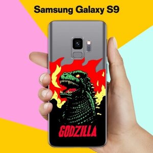 Силиконовый чехол на Samsung Galaxy S9 Огонь / для Самсунг Галакси С9