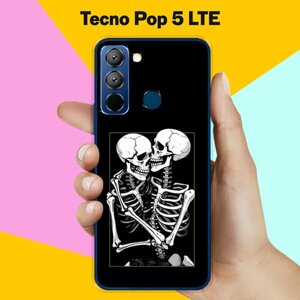 Силиконовый чехол на Tecno Pop 5 LTE Скелеты / для Техно Поп 5 ЛТЕ