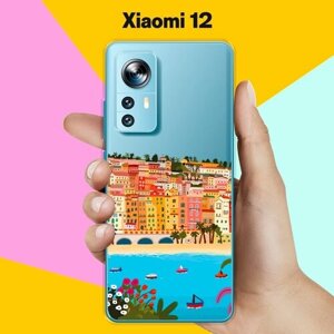 Силиконовый чехол на Xiaomi 12 Пляж / для Сяоми 12