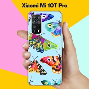 Силиконовый чехол на Xiaomi Mi 10T Pro Бабочки 13 / для Сяоми Ми 10Т Про