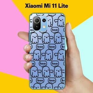 Силиконовый чехол на Xiaomi Mi 11 Lite Boo / для Сяоми Ми 11 Лайт