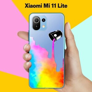 Силиконовый чехол на Xiaomi Mi 11 Lite Краски / для Сяоми Ми 11 Лайт