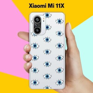 Силиконовый чехол на Xiaomi Mi 11X Глазки / для Сяоми Ми 11 Икс