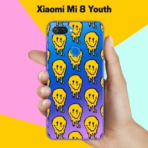Силиконовый чехол на Xiaomi Mi 8 Youth Смайлы / для Сяоми Ми 8 Юф