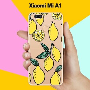 Силиконовый чехол на Xiaomi Mi A1 Лимоны / для Сяоми Ми А1