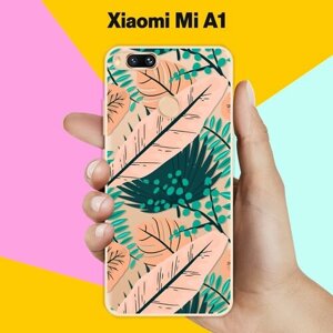 Силиконовый чехол на Xiaomi Mi A1 Листья / для Сяоми Ми А1