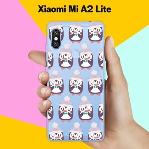 Силиконовый чехол на Xiaomi Mi A2 Lite Новогодний узор / для Сяоми Ми А2 Лайт
