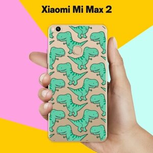 Силиконовый чехол на Xiaomi Mi Max 2 Динозавры / для Сяоми Ми Макс 2