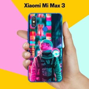 Силиконовый чехол на Xiaomi Mi Max 3 Астронавт 7 / для Сяоми Ми Макс 3