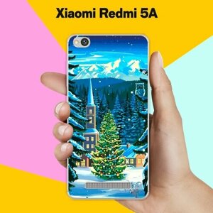 Силиконовый чехол на Xiaomi Redmi 5A Елка / для Сяоми Редми 5А