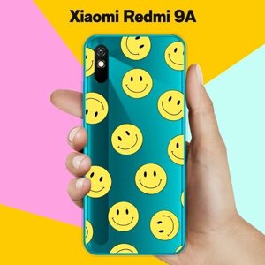 Силиконовый чехол на Xiaomi Redmi 9A Смайлики / для Сяоми Редми 9А