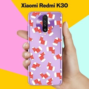 Силиконовый чехол на Xiaomi Redmi K30 Узор Новый Год / для Сяоми Редми К30