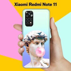 Силиконовый чехол на Xiaomi Redmi Note 11 Давид / для Сяоми Редми Ноут 11