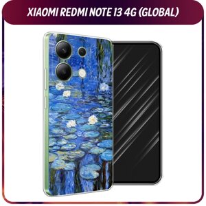 Силиконовый чехол на Xiaomi Redmi Note 13 4G (Global) / Сяоми Редми Нот 13 4G "Нарисованный пруд"