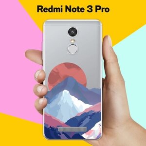 Силиконовый чехол на Xiaomi Redmi Note 3 Pro Горы / для Сяоми Редми Ноут 3 Про