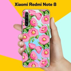 Силиконовый чехол на Xiaomi Redmi Note 8 Маки / для Сяоми Редми Ноут 8