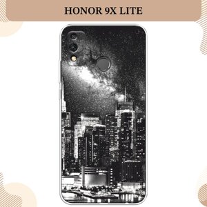 Силиконовый чехол "Ночной Нью-Йорк" на Honor 9X Lite / Хонор 9X Lite