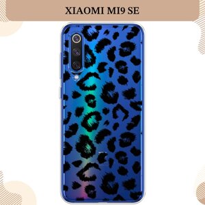 Силиконовый чехол "Окрас леопарда фон" на Xiaomi Mi9 SE / Сяоми Mi 9 SE, прозрачный