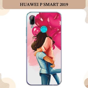 Силиконовый чехол "Розовые шарики любви" на Huawei P Smart 2019/Honor 10 Lite / Хуавей П Смарт 2019