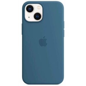 Силиконовый чехол Silicone Case MagSafe для iPhone 13 -Синий