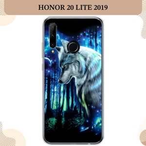 Силиконовый чехол "Сказочный волк" на Honor 10i/20 Lite 2019/20e/Huawei P Smart Plus 2019 / Хонор 10i