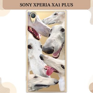 Силиконовый чехол "Собака с длинным носом" на Sony Xperia XA1 plus / Сони Иксперия XA1 Плюс, прозрачный