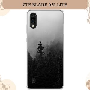 Силиконовый чехол "Туманный лес" на ZTE Blade A51 lite / ЗТЕ Блэйд А51 Лайт